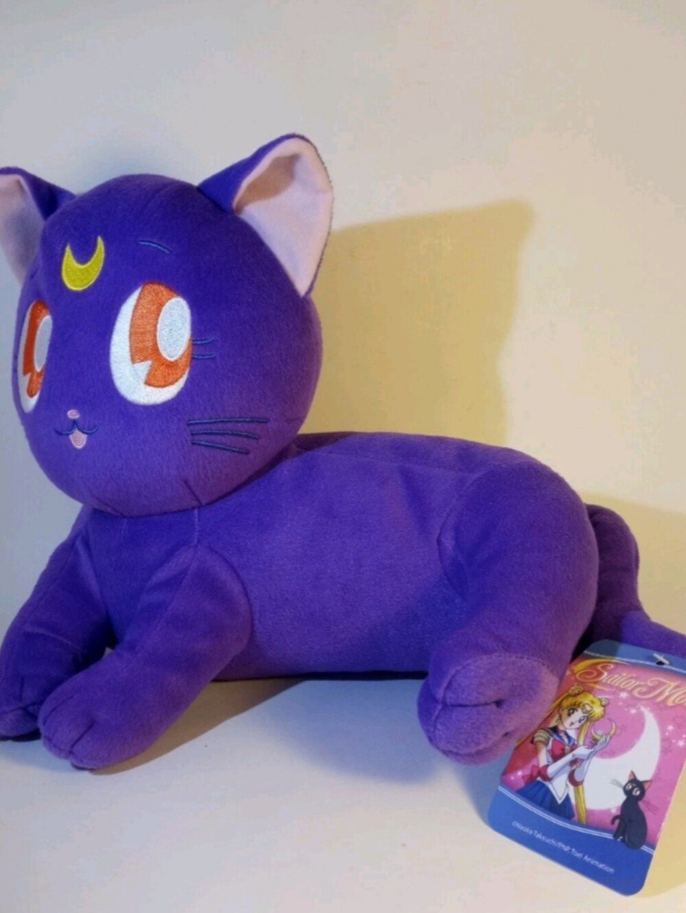 Sailor Moon Luna Plush Purple Cat Anime Clever Idiots NWT